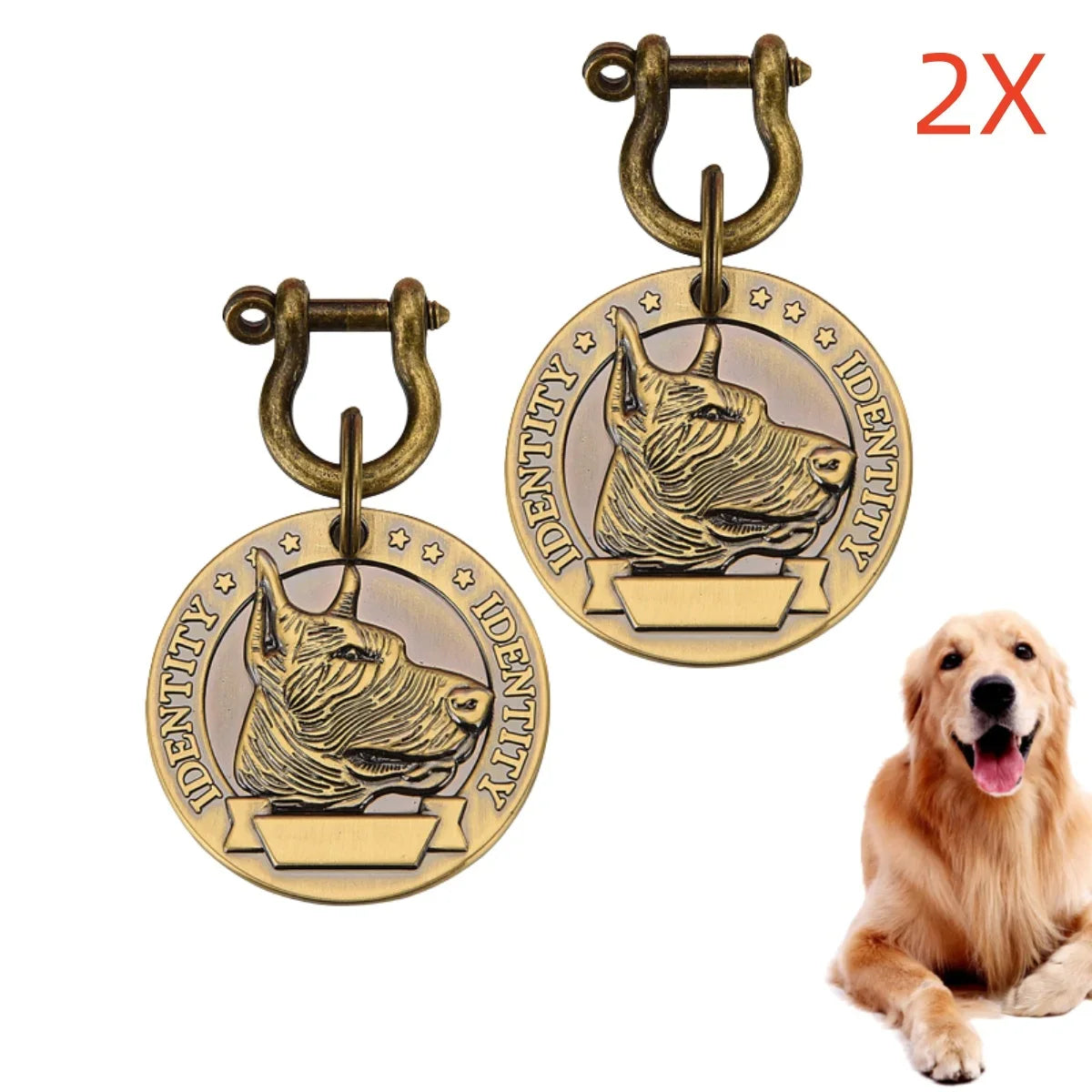 VIP Personalized Engraved Pet ID Tag — Dog & Cat Name Tag