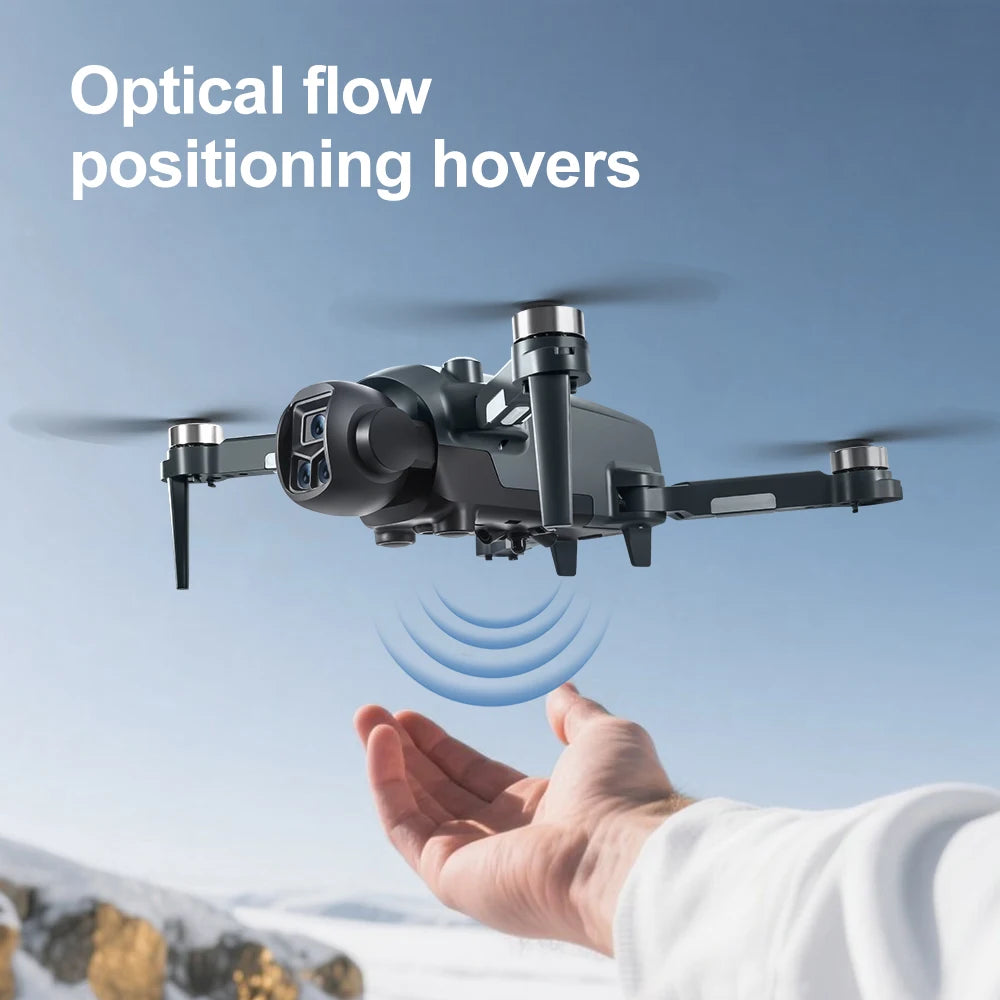 Lenovo V988 Drone 4K HD Camera 360°Obstacle Avoidance Brushless 5G WIFI FPV GPS Quadcopter FPV RC Dron Toy with Big Screen