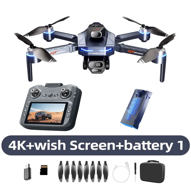 Lenovo GT8 Drone 8K Professional 4K HD Camera 5G Brushless Motor Aerial Photography Optical Flow with screen RC Quadcopter toy