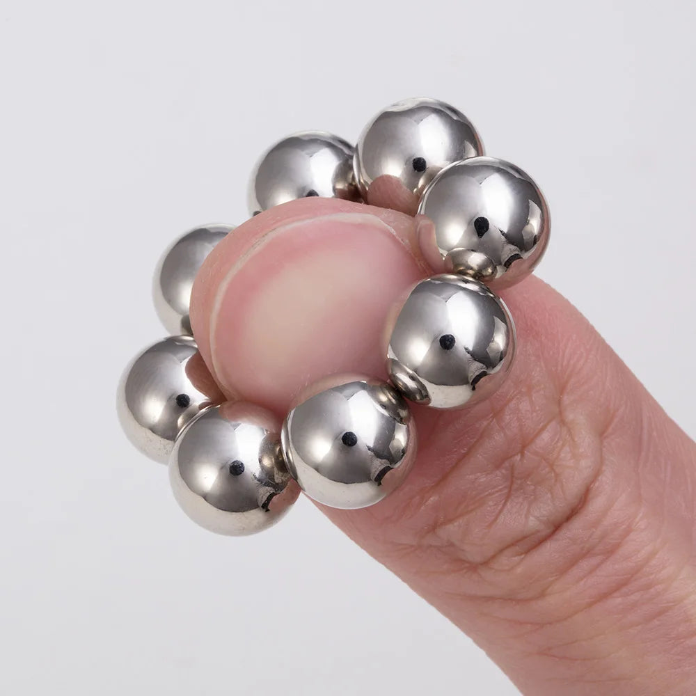 Magnetic Stainless Steel Non-Piercing Nipple Rings