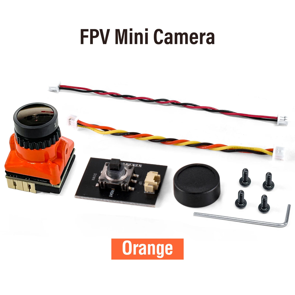 9IMOD FPV Camera 1800TVL 5MP — 2.1mm Wide Angle NTSC/PAL with OSD for RC Racing Drones