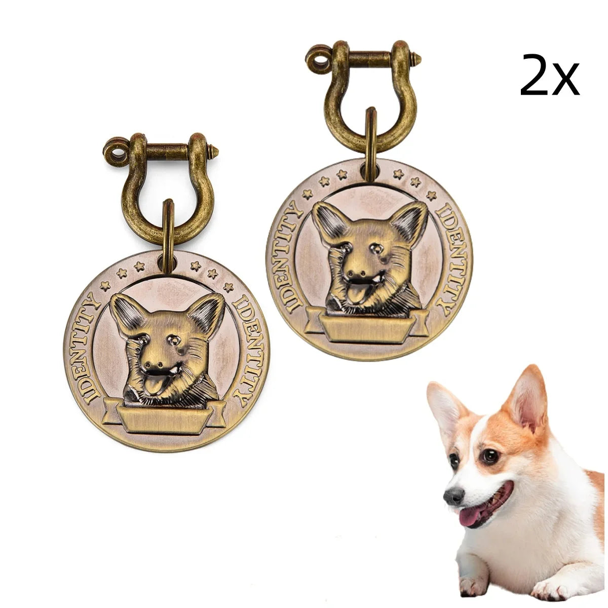 VIP Personalized Engraved Pet ID Tag — Dog & Cat Name Tag