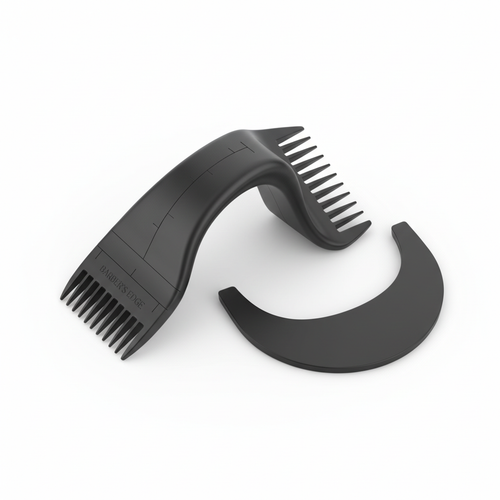 Beard shaping tool and template guide for precise beard line up and styling